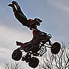 ATV quad crazy jump