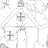 Kid’s coloring: Sweet House