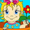 Lovely Flower Baby Coloring